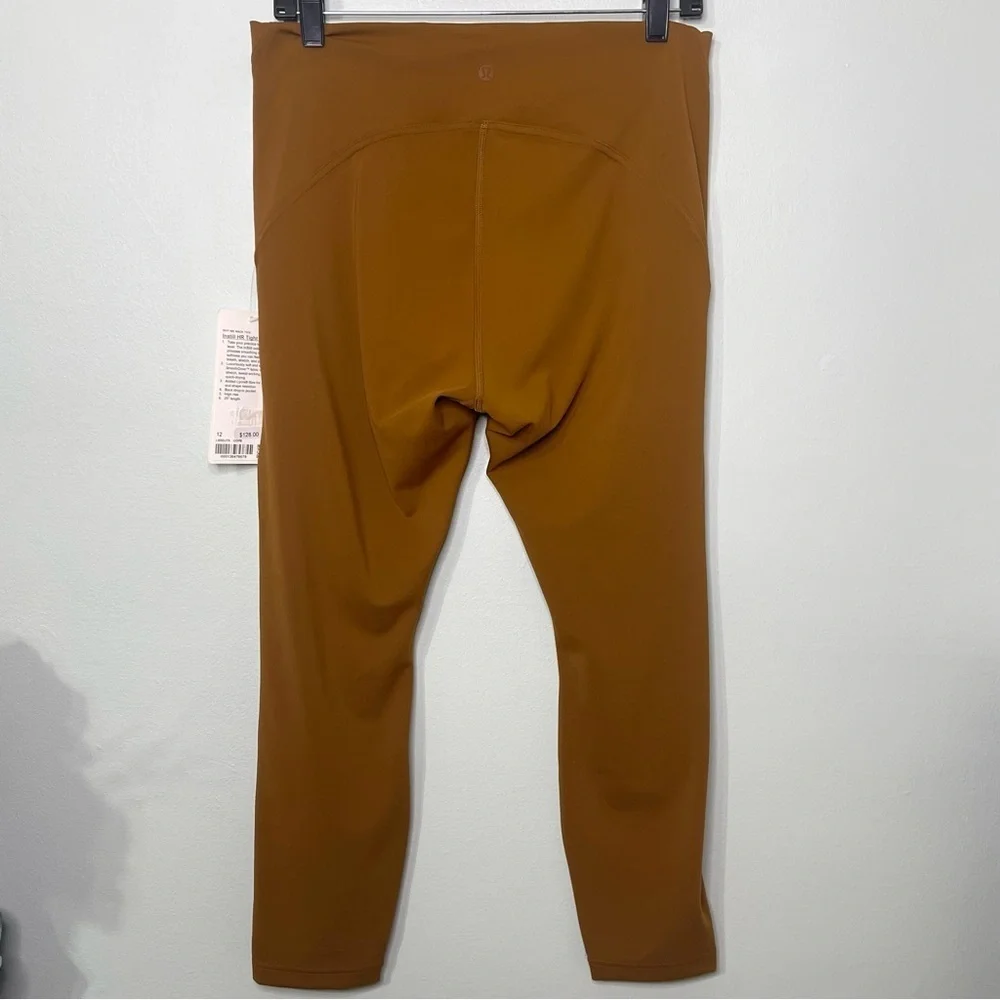 Lululemon Instill High Rise Tights Leggings Copper Brown 12 Nwt